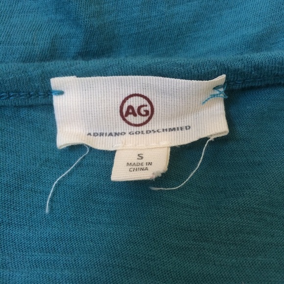 AG Adriano Goldschmied High Low Pocket Tee Shirt - Picture 5 of 7